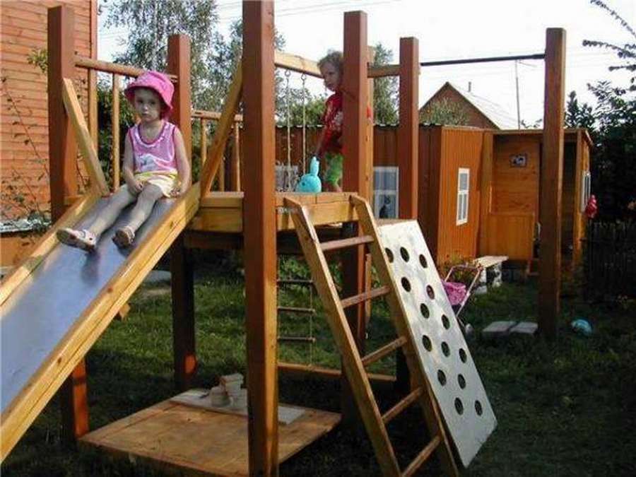 Площадка для горки - фото